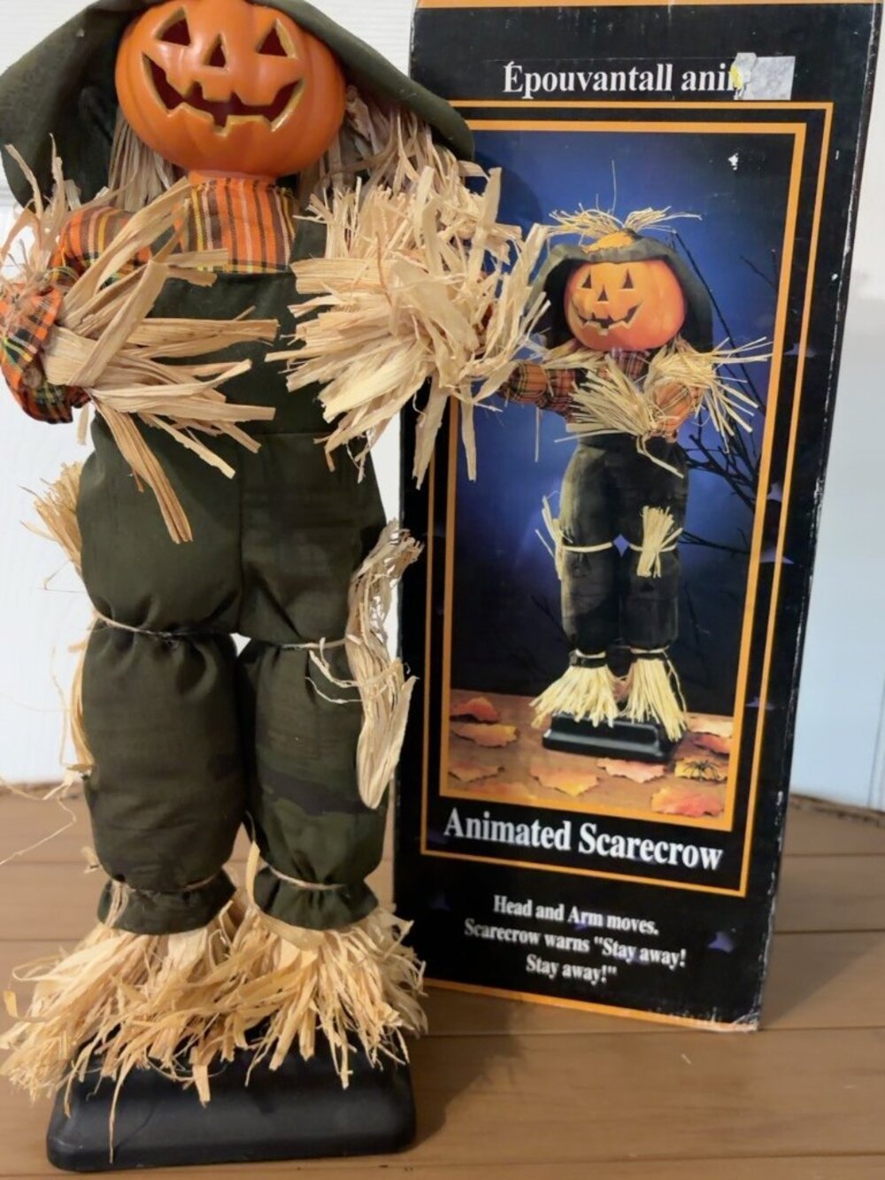 Vintage Gemmy Animated Scarecrow